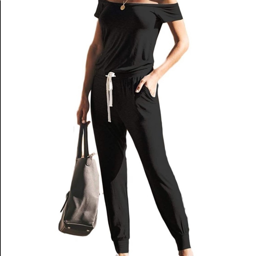 Women's Off Shoulder Jumpsuit